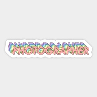 Photographer Sticker